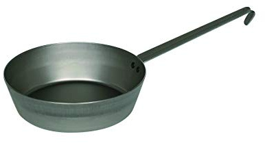 Riess, 0629-023, Eisenpfanne Tirol Ø 28cm, EISENPFANNE, Grau, Vol. (rec.): 3,0 Liter, Made in Österreich, LBH: 57,6x28,6x10,4cm, 1,669kg, Bratpfanne, Induktionskocher kompatibel, Kratzfest