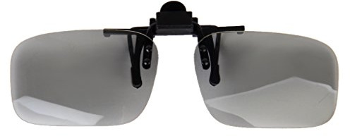 Passive, zirkulare, polarisierte 3D-Brille zum Anklippen für 3D-TV