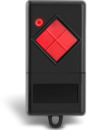 1 Stück für Dickert MAHS40-01: Garagentor-Handsender-Ersatz, 40,685 MHz | Kompatibel mit Dickert AHS40-01 AHS40-04 MAHS40-04, Schlüsselanhänger, Anleitung; 1 Tasten, AM Linear Code