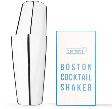 barmate Boston Shaker aus Edelstahl, 2-teilig, 750 ml | zweiteiliger Cocktailshaker zum Mixen von Margaritas, Daiquiris und weiteren Cocktails