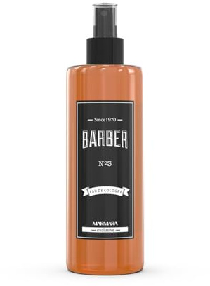 BARBER MARMARA Eau de Cologne Pump-spray Herren (1x 400ml) After Shave Men - Duftwasser Männer - Erfrischend & Pflegend - Barber Eau de Cologne (400ml, No.3)