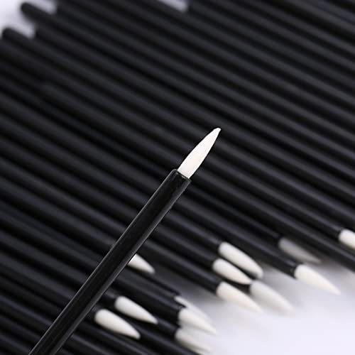 Eyeliner-Pinsel 50 Stück/Set Augen Make-up Werkzeug Kosmetik Pinsel Eyeliner Einweg Lidschatten Applikator, Applikator, Augenbrauenpinsel, Einweg-Wimpernpinsel, für Haushalt und Schönheitssalon