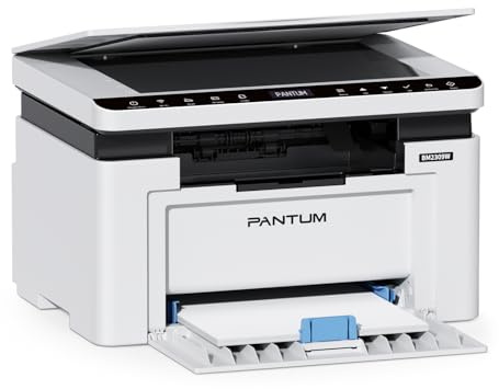 PANTUM BM2309W laserdrucker Multifunktionsgerät, Drucker Scanner Kopierer 3in1, Schwarz Weiss, WLAN Drucker, Airprint, A4, 1200 x 600 DPI, 20 Seiten pro Minute