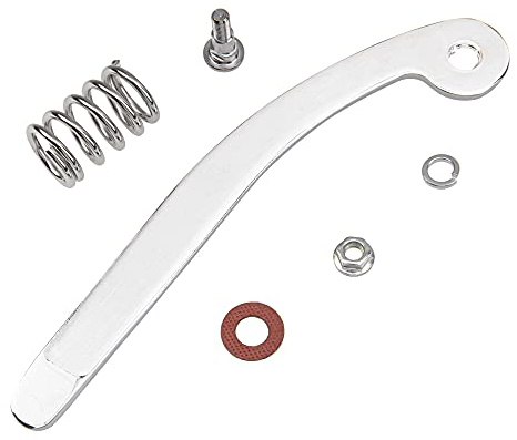 1 Set Yootones Gitarre Vibrato Bridge Tremolo-System Arm Whammy Bar mit Sattelfeder kompatibel mit E-Gitarre (Silber)