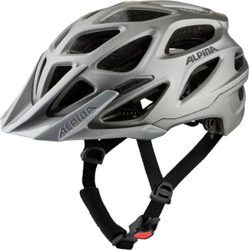 ALPINA Mythos 3.0 L.E. - Leichter, gut belüfteter Fahrradhelm für Erwachsene, Individuell anpassbar, optimaler Komfort und Schutz, Dark-Silver matt, M (57-62 cm)