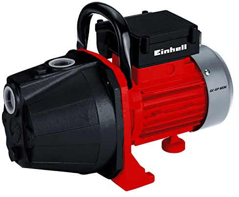 Einhell Gartenpumpe GC-GP 6036 (600 W, max. 4 bar Förderdruck, max. Fördermenge 3600 l/h, max. Saughöhe 8 m, Ein-/Ausschalter, Wassereinfüll-/Wasserablassschraube, Tragegriff)