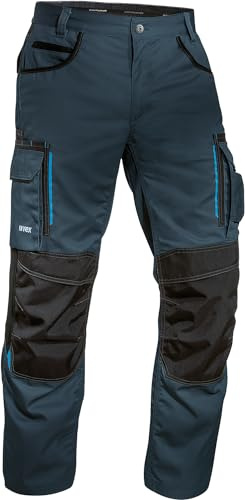Uvex Tune-Up Herren-Arbeitshose lang - robuste Männer-Arbeitshosen mit Kniepolster-Taschen - 35% Baumwolle
