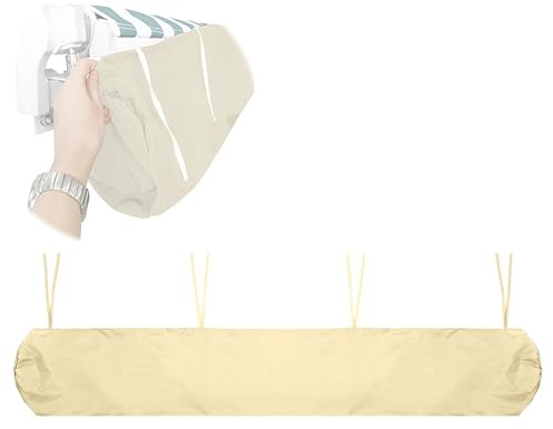 Markisen-Schutzhülle, Regendach, Aufbewahrungstasche, 420D, für den Außenbereich, Schattenschirme, Zubehör, passend für 3,6 m x 3 m, einziehbare Markise (Gelb)