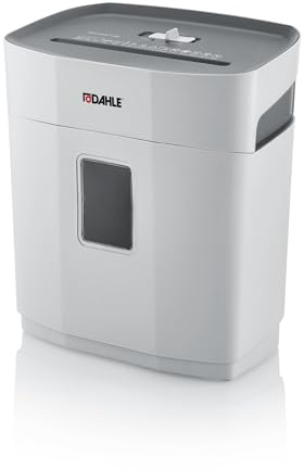 Dahle PaperSAFE PS 140 Aktenvernichter (10 Blatt, Sicherheitsstufe P4, Partikelschnitt, öl- und wartungsfrei, 12 Liter) grau