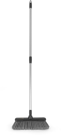 Kleeneze KL028107EU7 Fegender Besen, Bodenbürste, weiche Borsten zum kratzfrei Reinigen, Pinsel mit ausziehbarer Griff bis 120 cm, zum Entfernen von Staub/Schmutz von Holz/Fliesen/Laminat, Zimmerbesen