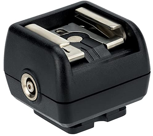 JJC Kompatibel mit Studioblitz an Standard ISO Kamerablitzschuh oder Multi Interface Shoe Blitzadapter