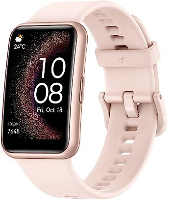 HUAWEI WATCH FIT Special Edition, Smartwatch, 1,64 Zoll HD-AMOLED-Display, Professionelles Gesundheitsmanagement, Integriertes GPS, Praktischer Assistent im Alltag, +6 Monate erweiterte Garantie, Rosa