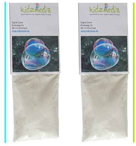 Kidzmedia - (204,75€/1000g 10L Riesenseifenblasen Pulver für 2x5 L Seifenblasenlösung Seifenblasen Flüssigkeit Kinder