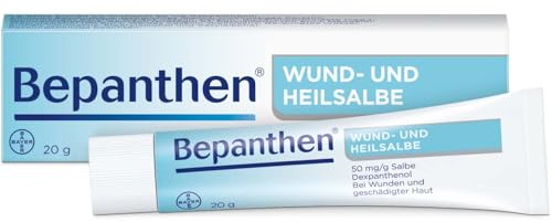 Bepanthen Wund- und Heilsalbe | Wunden, rissige Haut und Tattoo-Pflege | Nr. 1 bei Wundheilung | 20g