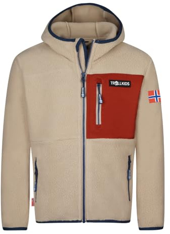 Trollkids Kids Aurlandsfjord Jacket 128, Desert