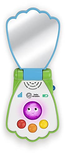 Baby Einstein, Ocean Explorers Shell Phone, Sounds und Lichter, 3 Sprachen – Englisch, Französisch, Spanisch, ab 6 Monaten