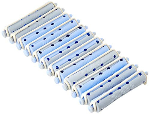 Fripac-Medis Dauerwellwickler LW2K, kurz, Beutel mit 10 Stück, Durchmesser 13 mm, blau/grau