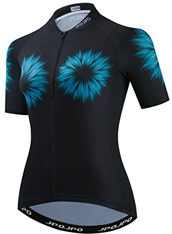 YOUALSO Radtrikot Damen Kurzarm, Fahrradtrikot Frauen S-3xl