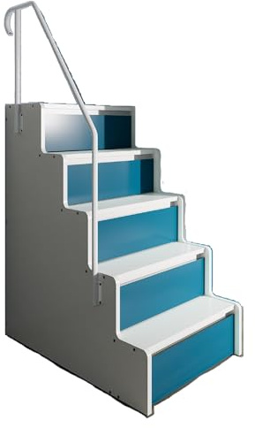 Marlux-Meble Treppe zum Hochbett Etagenbett JSM-4 MATT mit 5 Schubladen