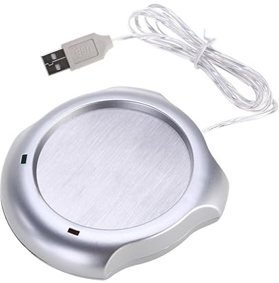 Hoement USB TassenwäRmer Elektrische WäRmeplatte FüR Kaffee Tee Kakao BecherwäRmer Mit VerläNgertem Kabel FüR Schreibtisch BüRo Und Zuhause