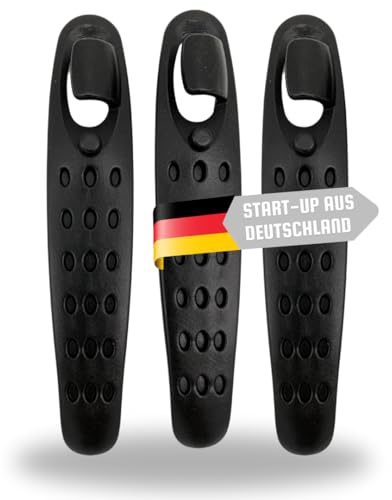 24SENDIT Fahrrad Reifenheber - 3 besonders stabile Reifenheber aus hochwertigem Kunststoff / Plastik – ideal für Rennrad, MTB, E-Bike & Cityrad. Auch für Carbon Felgen geeignet
