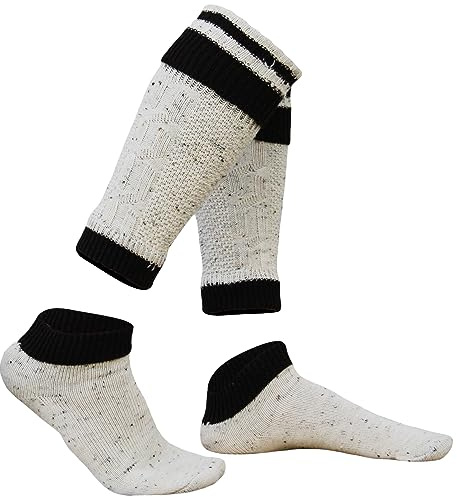 German Wear 2-teilig Loferl Trachtensocken Trachten strümpfe Wadenwärmer