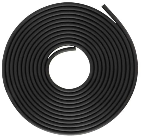 5m Luftschlauch Aquarium Schlauch Aquarium Luftpumpenschlauch Silikonschlauch Wasserschlauch für Luftpumpe(Schwarz)