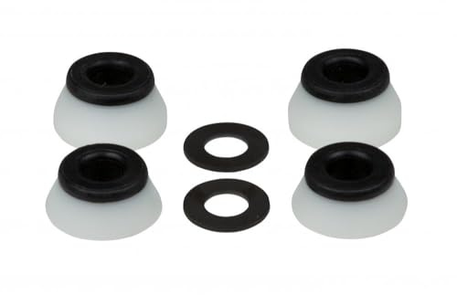 Bones Wheels 96A Hardcore Hard Set Pack inklusive Washer Lenkgummi, White