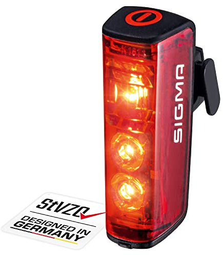 SIGMA Blaze | LED Fahrradrücklicht | StVZO zugelassenes, akkubetriebenes Rücklicht mit Bremslicht