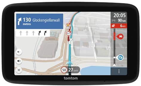 TomTom LKW-Navi GO Professional 2. Generation (6 großer kapazitiver Touchscreen mit Karten von Europa und Echtzeit-Verkehrsinformationen, speziell für LKW, Transporter, Busse und große Fahrzeuge)