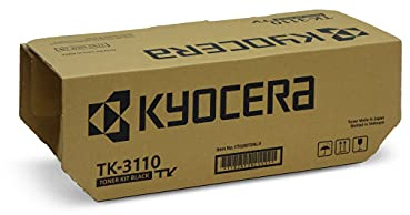 Kyocera TK-3110 Toner 1T02MT0NL0 Schwarz. Original Tonerkartusche für bis zu 15500 Seiten. Toner Drucker kompatibel für FS-4100DN, FS-4200DN, FS-4300DN