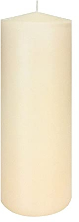 JEKA-Kerzen Kaminkerze Laternenkerze Champagner Größe ca. 10 x 30 cm Kerze, Stumpenkerze