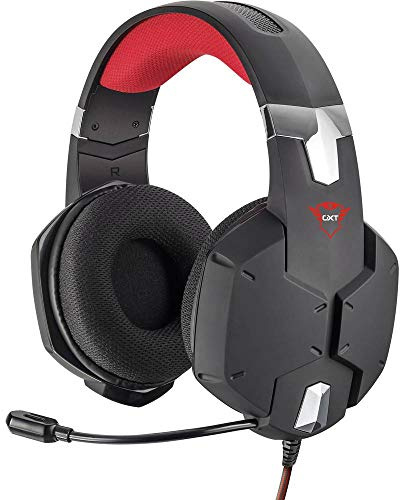 Trust Gaming Headset GXT 322 mit Mikrofon für PS4, PS5, PC, Nintendo Switch, Xbox Series X, Xbox One - Carus Kabelgebundene Gaming-Kopfhörer mit Flexiblem Mikrofon - Schwarz