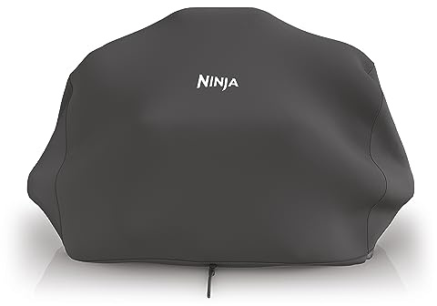 Ninja Woodfire Grillabdeckung, wasserfest & lichtbeständig, Schwarz | Offizielles Zubehör, kompatibel mit Ninja Woodfire Außengrill OG701/751 - XSKCOVEREUUK