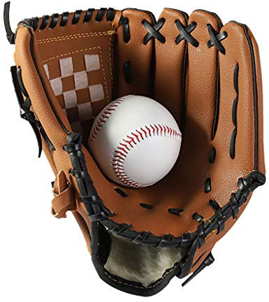 Baseball Handschuhe Sport Outdoor Baseball Glove Verdickt Softball Batting Handschuhe aus PU-Leder linken Sporthandschuh für Kleinkinder Kinder