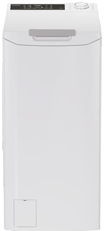 Candy Toplader Waschmaschine TCA474TM5-S 7 kg I 1400 U/min Schleuderdrehzahl I Nachlegefunktion I Smarte Bedienung mit Wi-Fi und Bluetooth I 17 Programme I Mix Power System I Weiß