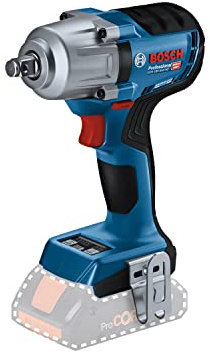 Bosch Professional 18V System Akku Drehschlagschrauber GDS 18V-450 HC (Anziehmoment 450 Nm, Losbrechmoment 800 Nm, ohne Akku/ Ladegerät)