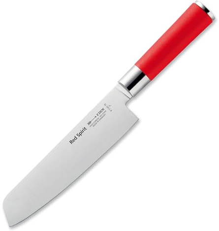 F. Dick Usuba, Red Spirit (Messer mit Klinge 18 cm, X55CrMo14 Stahl, nichtrostend, 56° HRC) 8174318