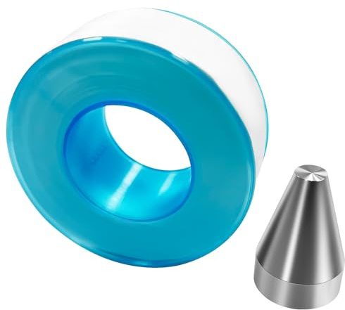 JMSMSH Edelstahl-Münzring-Werkzeuge, 17 Grad, klappbar, 0,6 cm bis 1,9 cm Lochgrößen