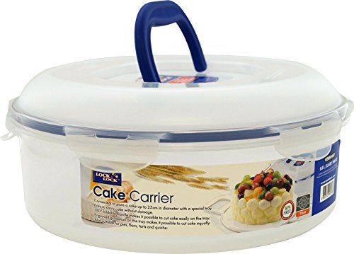 Lock & Lock Transportbehälter für Kuchen, mit ausklappbaren Griffen, bis 25cm