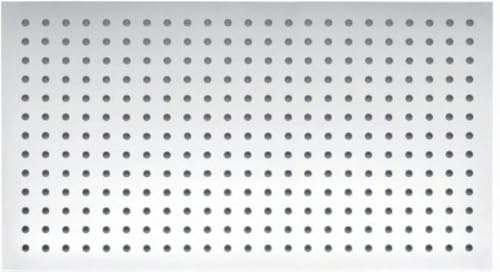 BERNSTEIN XXL-Regenduschkopf DPG2051 Edelstahl Duschkopf 50 x 30 cm Einbauduschkopf Duschbrause Regenduschkopf Chrom Anti-Kalk Flaches Design