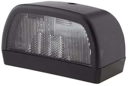 HELLA 2KA 998 523-131 Kennzeichenleuchte - Kennzeichenbeleuchtung - Anhänger - Halogen - 12/24V - geschraubt/Anbau - ADR/GGVS - Lichtscheibenfarbe: glasklar - Menge: 1