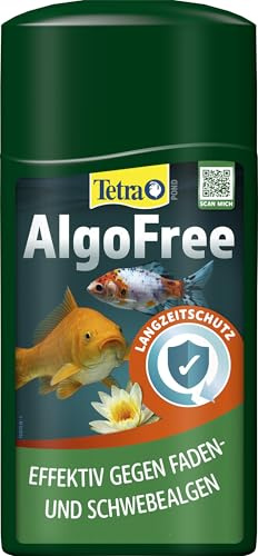 Tetra Pond AlgoFree Schwebealgen- und Fadenalgenvernichter, bekämpft langfristig grünes Wasser im Gartenteich, 1 L