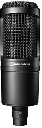 Audio-Technica 2020 Kondensatormikrofon mit Nierencharakteristik Schwarz