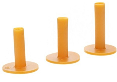 LL-Golf 3er Set Golf Gummi Range Tees/Gummi Tee's 60,70,80mm | Rubber Tee / Golftees / ideal zum Abschlagen von Golf Matten