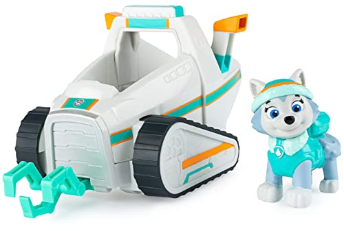 Paw Patrol Everest's Schneepflug-Fahrzeug mit Sammelfigur, für Kinder ab 3 Jahren