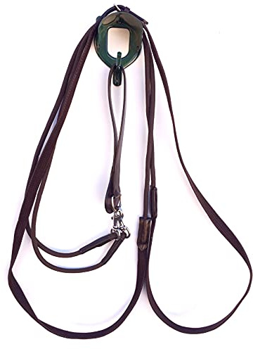 gs-sports Schlaufzügel Schlaufzügel mit Kordel WB Warmblut (Dunkelbraun)