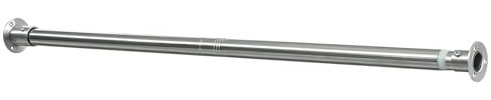 Ausziehbare Kleiderstange, 38-137cm Garderoben-Stange der Kleiderbügel aus Edelstahl Verstellbarer Kleiderschrank Kleiderstange für Schlafzimmer/Silber