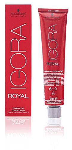 Schwarzkopf IGORA Royal Premium-Haarfarbe 6-0 dunkelblond, 1er Pack (1 x 60 g)