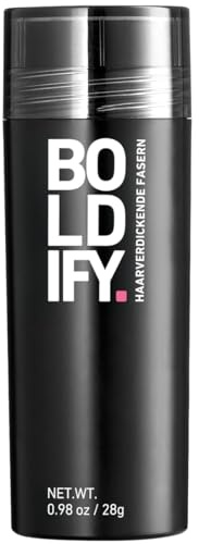 BOLDIFY Haarfasern für dünner werdendes Haar, für Damen & Herren, Schwarz 28g
